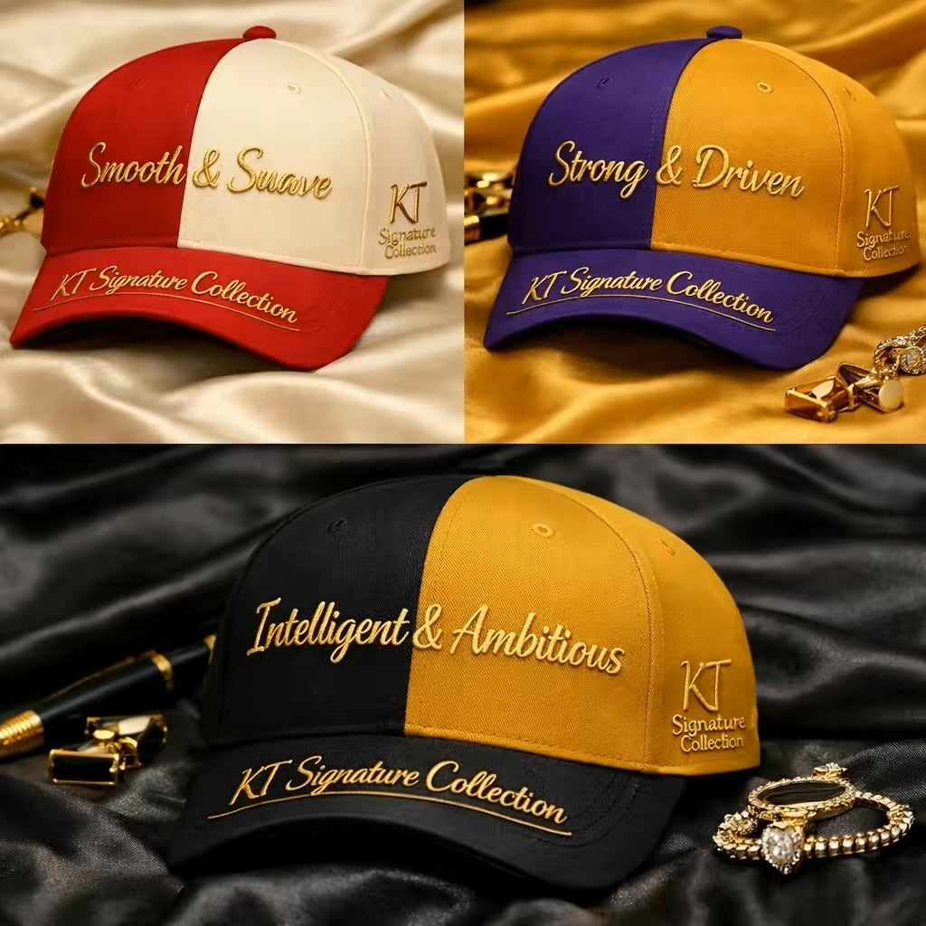 KT Signature Two-Tone Cap - Smooth & Suave Red and White