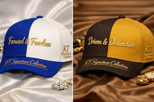 KT Signature Pride Collection Cap - Rainbow with Gold PRIDE Embroidery
