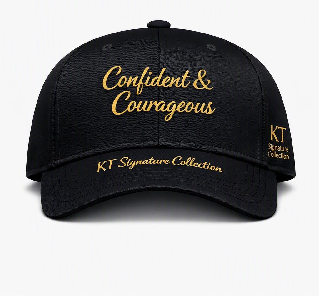 KT Signature Everyday Luxury Cap – Confident & Courageous