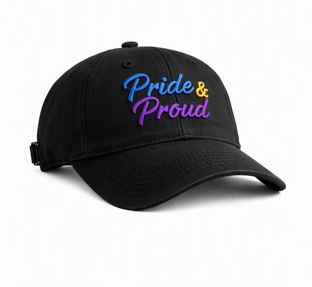 KT Signature Pride Cap – Pride & Proud (Black)